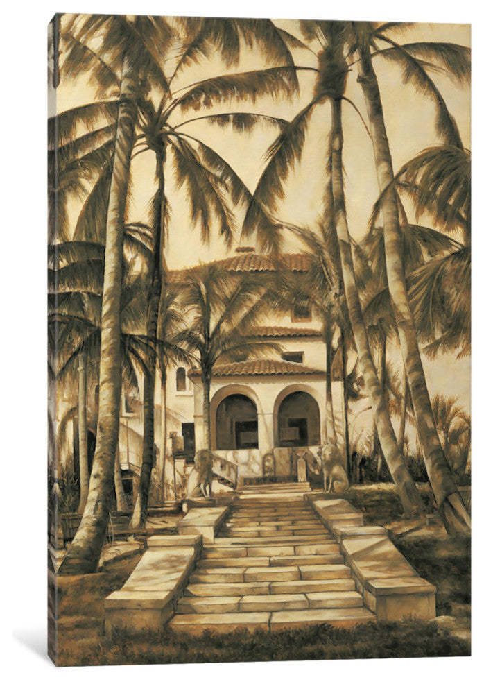 "Entry To Villa" by David Parks, Canvas Print, 18"x12"