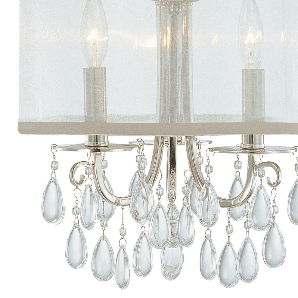 Crystorama Lighting Group 5623_CEILING Hampton 3 Light 14"W - Polished Chrome