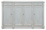 Diamond Wall Sideboard Blue Gray With Drawers