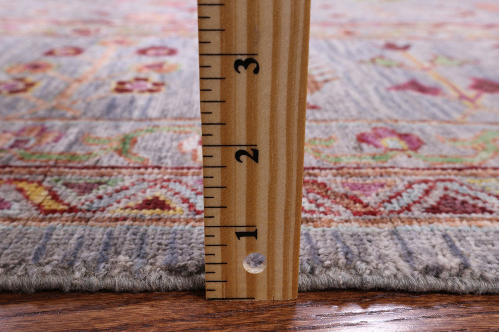 8' 3" X 10' 1" Persian Tabriz Hand Knotted Wool Rug Q7411
