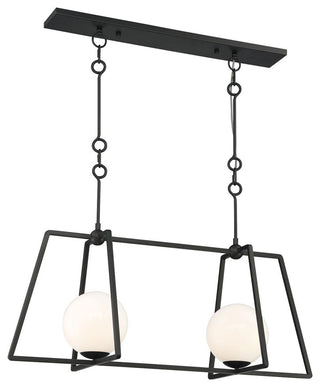Stratus Large 2-Light Linear Bronze Chandelier