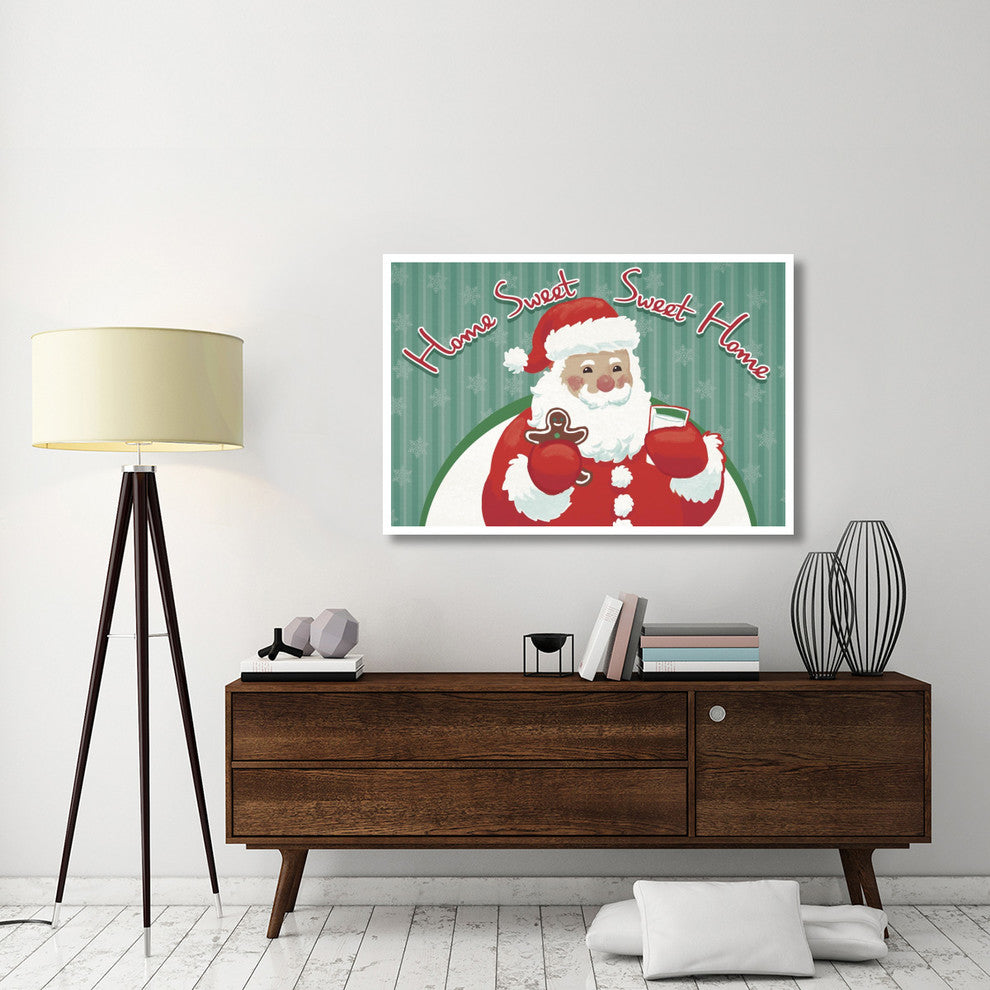 "Retro Christmas V Bright" Digital Paper Print by Janelle Penner, 50"x34"
