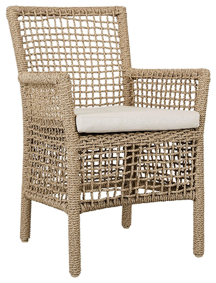 Outdoor Rope Dining Arm Chair