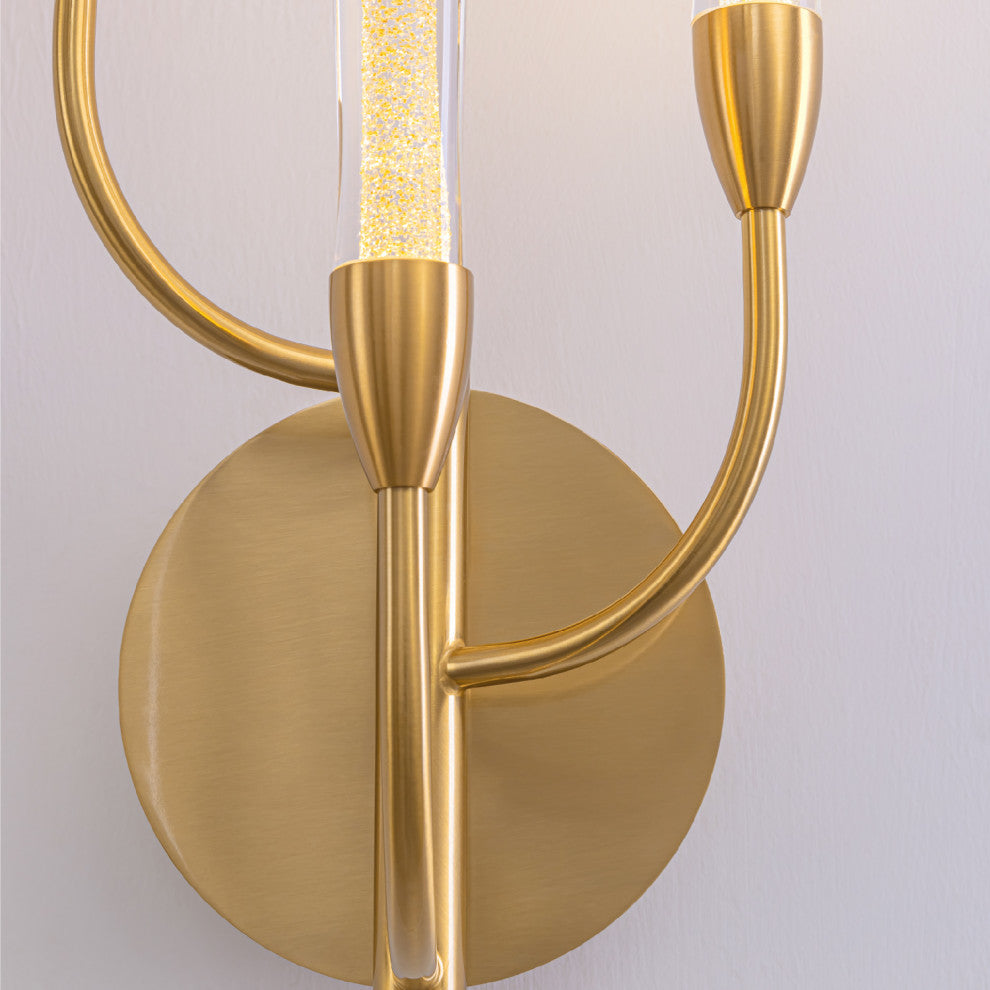 Alina 3 Light LED Wall Sconce Brass