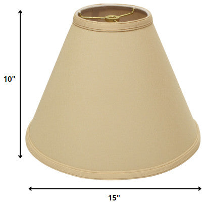 15" Slate Gray Deep Cone Slanted No Slub Lampshade