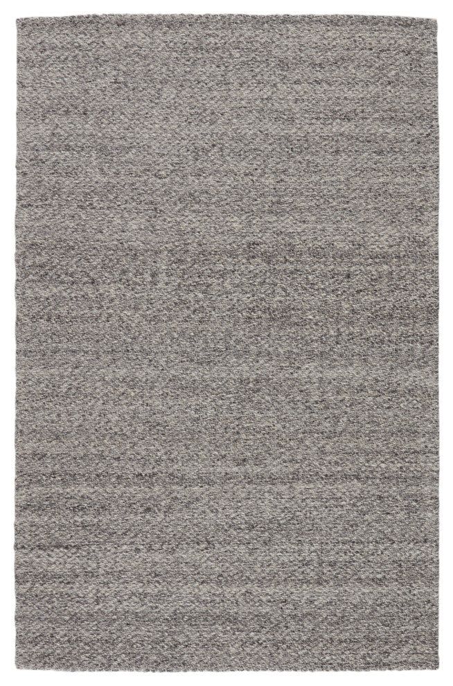 Jaipur Living Karlstadt Handmade Solid Gray/Silver Area Rug, 5'x8'