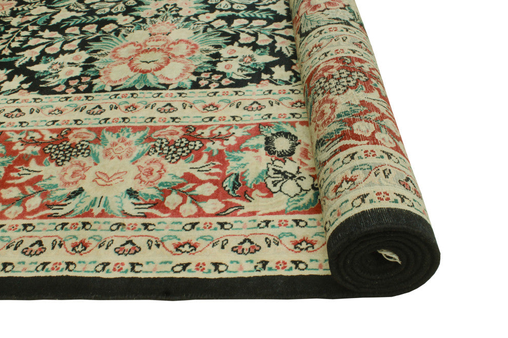 Pak-Persian Courtena Black/Red Rug, 8'0x10'1