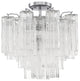 CRYSTORAMA Addis 4 Light Polished Chrome Ceiling Mount