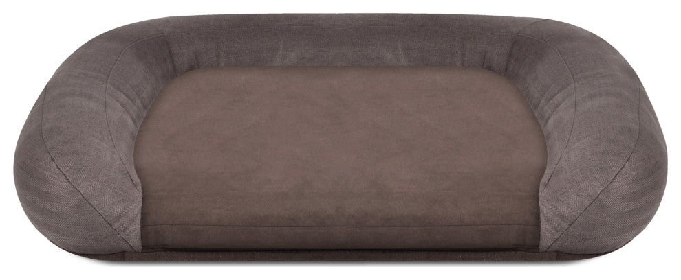 Memory Foam Lounger, Big Sur Brown, Medium