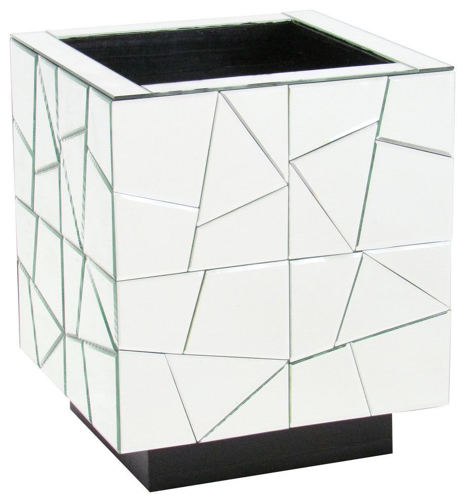 Beveled Mirror Pedestal