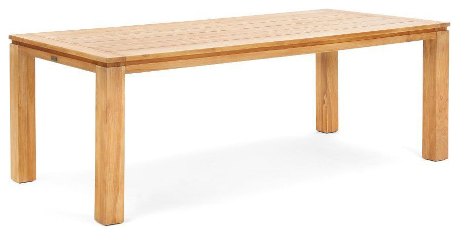 Winston All-Natural Teak Outdoor 40" x 88" Rectangular Dining Table