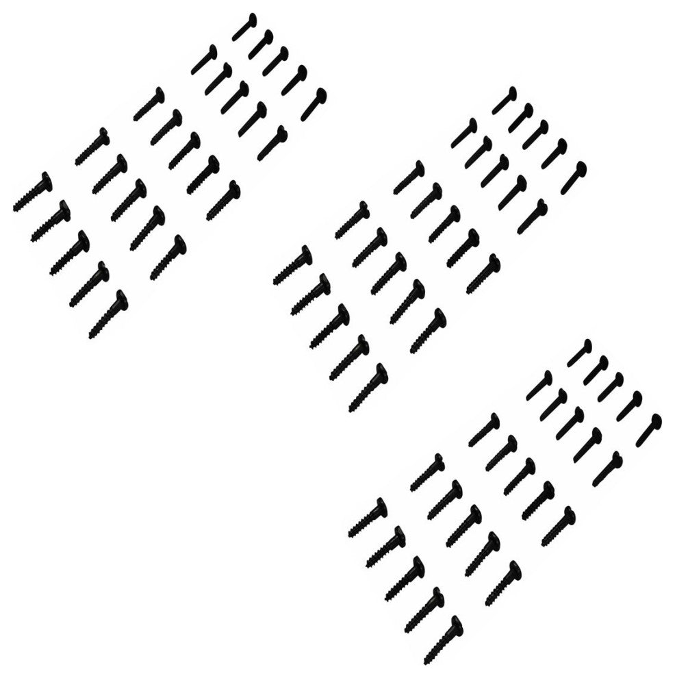 #8 Pyramid Wood Screws 3/4" Qty 75 Black Steel |