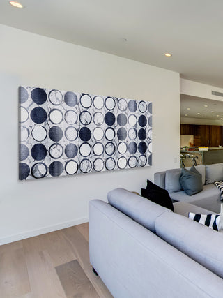 "Aesthetic Circles" Painting Print on Wrapped Canvas