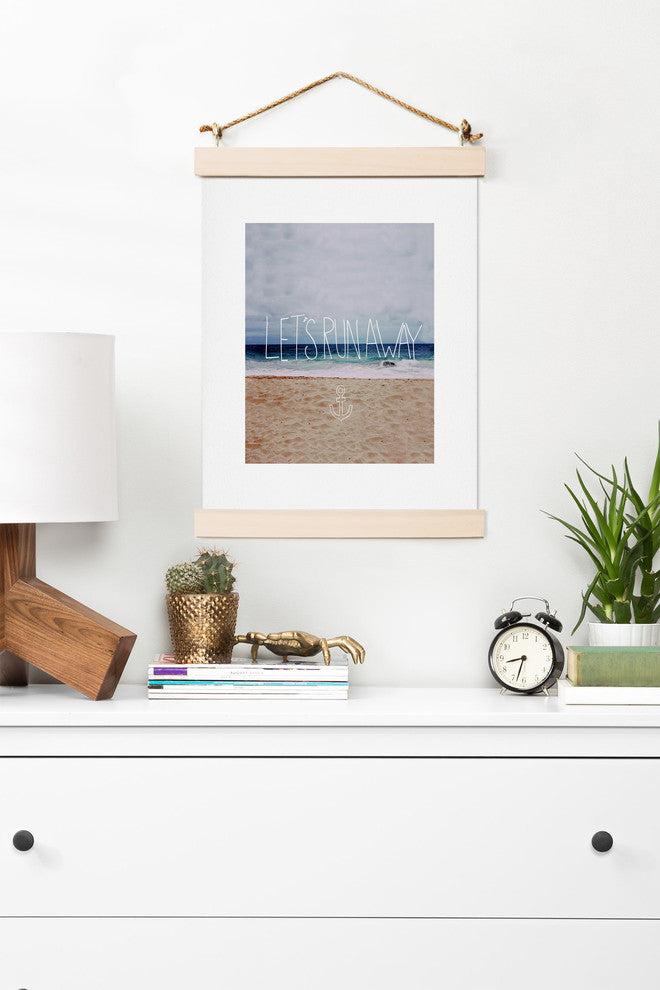 Deny Designs Leah Flores Lets Run Away III Art Print