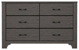 Carroll Stone Brown 6-Drawer Dresser