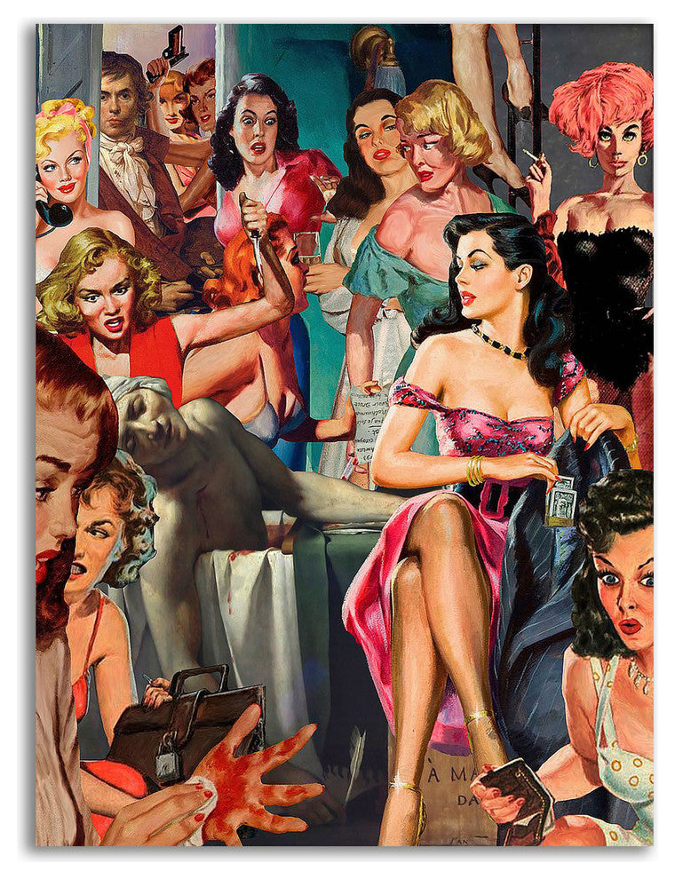 Artist in Hallway by Barry Kite, Print on Canvas, Ready to Hang
