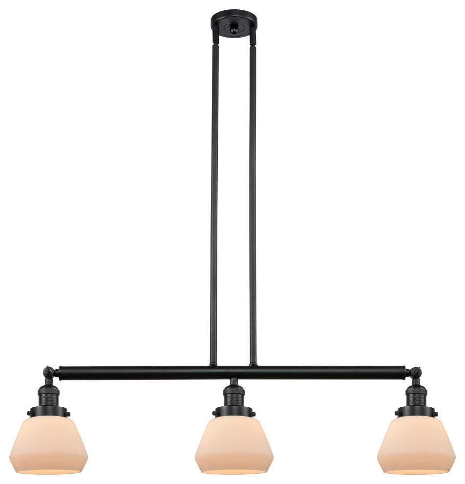 Innovations Lighting 213-Bk-S-G171-Led 3 Light Dimmable Led Island Light