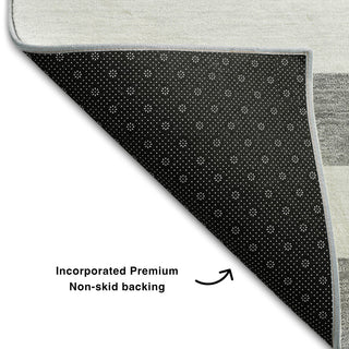Premium Machine Washable Mayfield AMF528 Gray 8' x 8' Round Rug