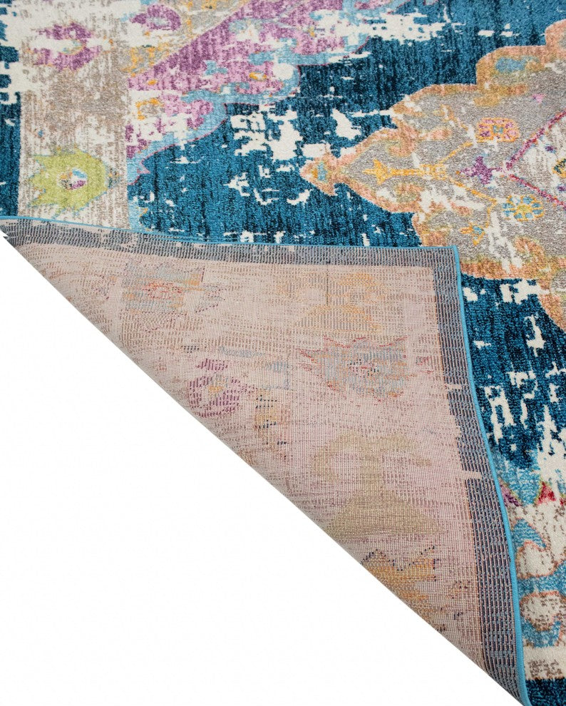 Noori Rug Distressed Jerilyn Navy/Beige Rug