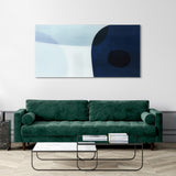 "Gold Monde II A" Frameless Reverse Printed Tempered Art Glass Wall Art