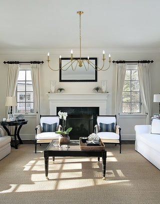 Living District Rohan 54" Chandelier in Satin Gold