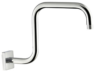 MODONA's Goosneck SQUARE Rain Shower Arm, Polished Chrome