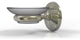 Monte Carlo Wall Mounted Soap Dish, Polished Nickel