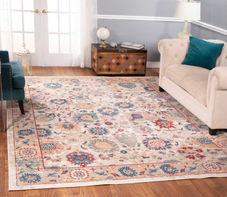 Noori Rug Distressed Evangelina Ivory/Blue Rug
