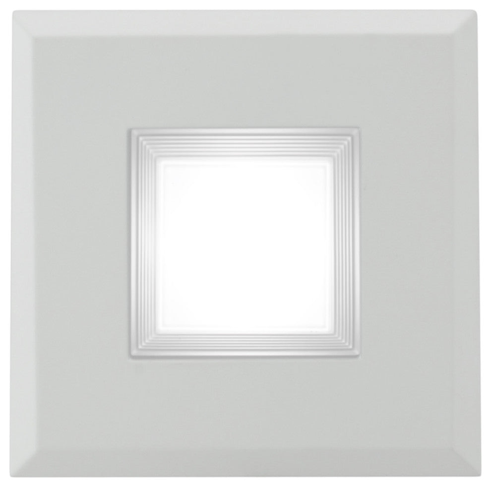 DQR Series 3 in. White Square LED Recessed Downlight in 3000K