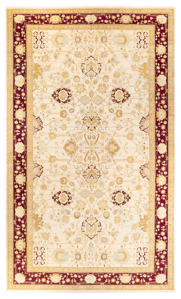 Mogul, One-of-a-Kind Hand-Knotted Area Rug Ivory, 10' 3" x 17' 10"