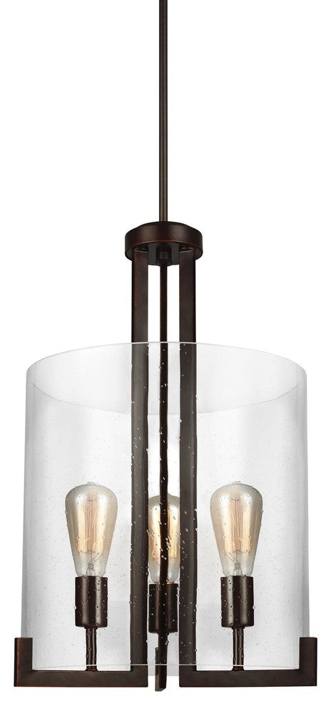 Generation Lighting Lighting 3-Light Hall/Foyer, Burnt Sienna