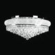 Artistry Lighting Primo Collection Flush Mount Chandelier 16x08, Chrome
