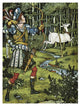 "Hind in the Wood - The Archer" Digital Paper Print by Walter Crane, 14"x18"