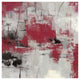 "Stone Gardens III Red" Digital Paper Print by Silvia Vassileva, 20"x20"