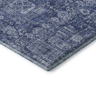 Premium Machine Washable Mayfield AMF637 Navy 5' x 7'6" Rug