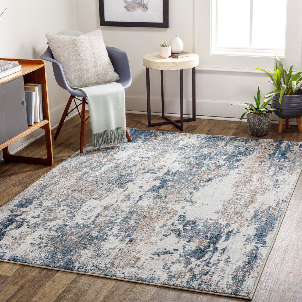 Allegro ALG-2307 Modern Blue 9'2"x12' Area Rug