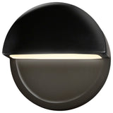 Ambiance ADA Dome LED Wall, Closed Top, Gloss Black With Matte White Internal