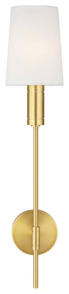 Beckham Modern 1-Light Wall Sconce, Burnished Brass