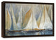 "Sailboats On Water" Canvas Wall Art, 16"x24", Framed