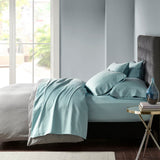 Madison Park 800 Thread Count Cotton-Blend Sateen 6-Piece Sheet Set, Aqua