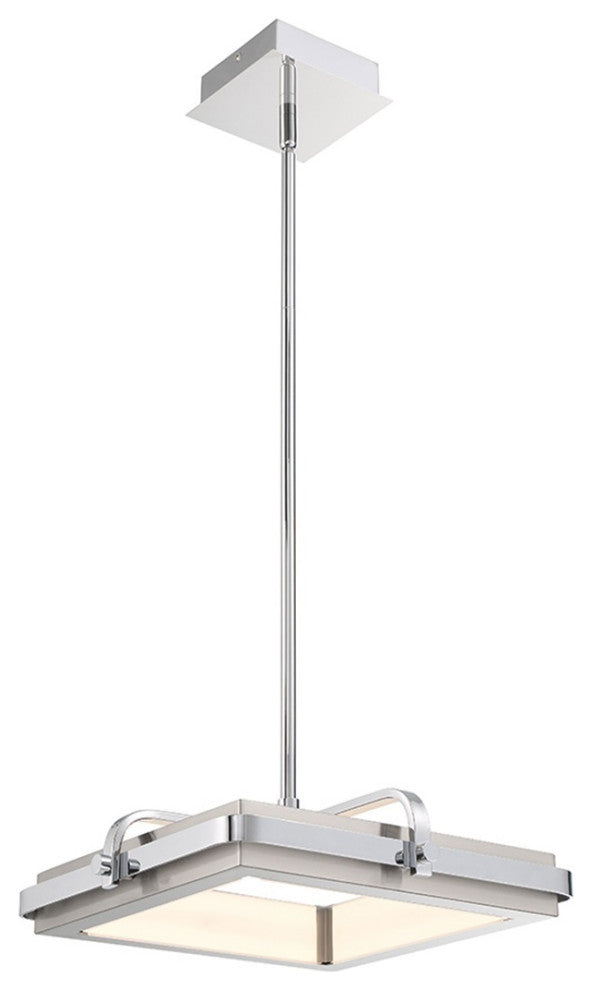 Annilo 1-Light Pendant, Chrome/Nickel