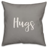 Hugs 16x16 Throw Pillow