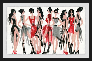 "Runway Day" Framed Painting Print, 24"x16"