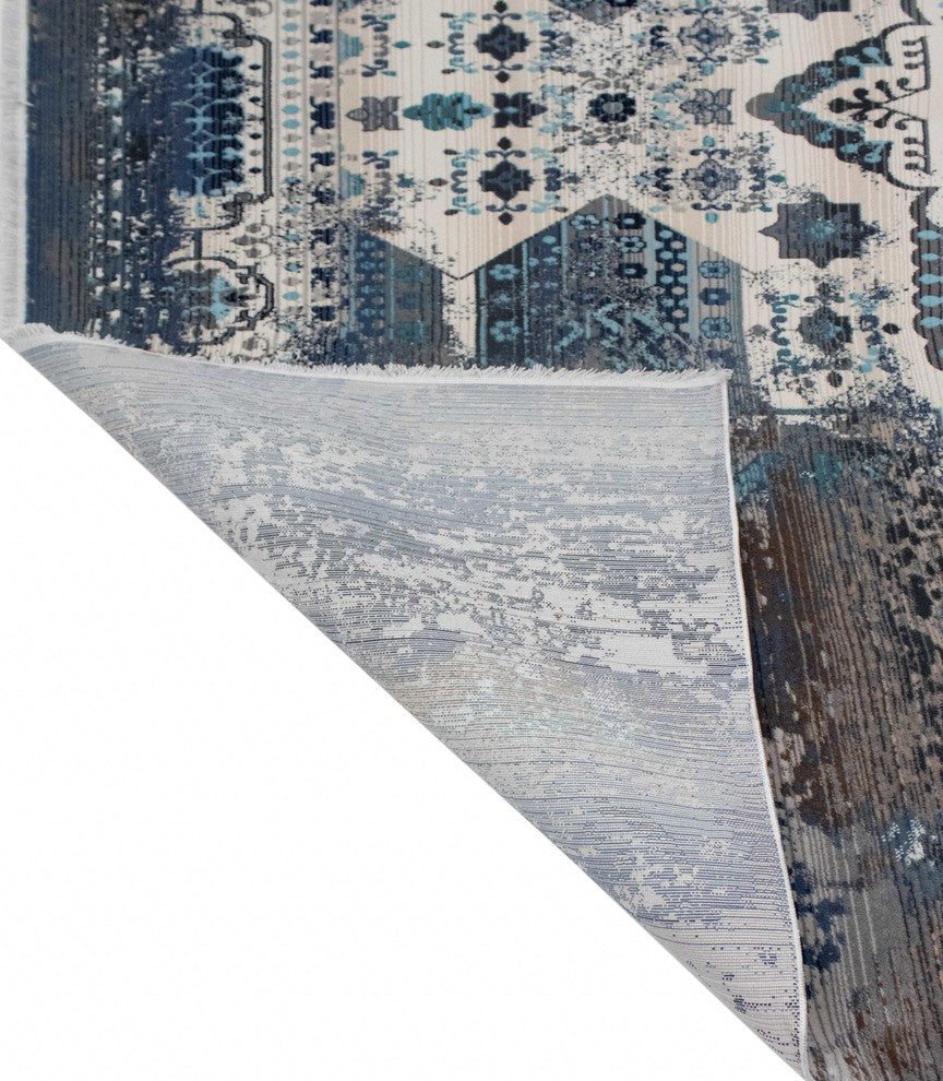 Noori Rug Latif Sandi Ivory/Blue Rug