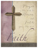 "Words for Worship Faith" Digital Paper Print by Elyse DeNeige, 18"x22"