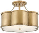 Hinkley Chance Three Light Semi-Flush Mount 4444HB