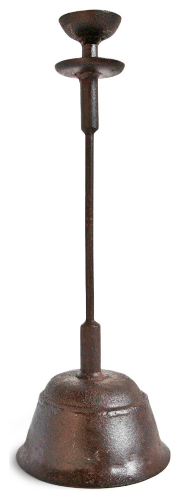 Consigned Antique Iron Candle Stand