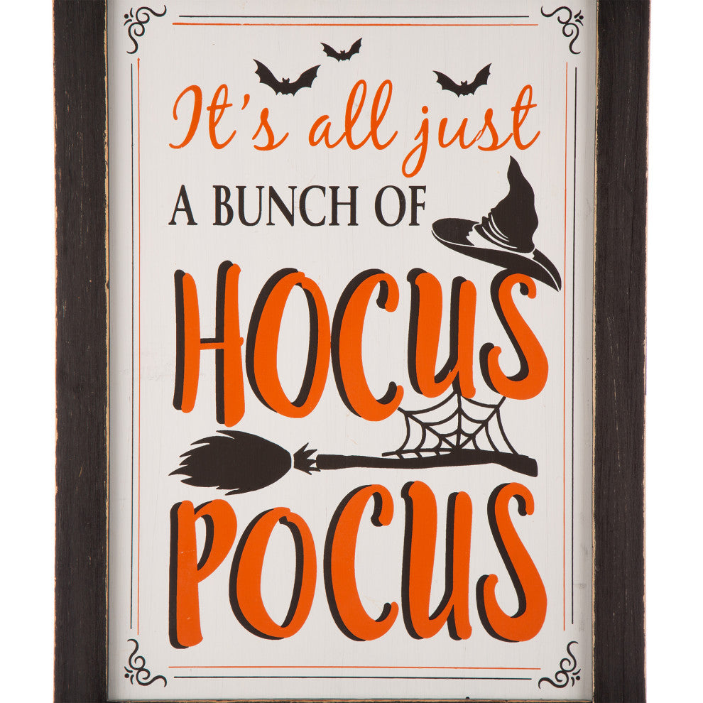 24"H Halloween Wooden Sanding Easel Sign Decor or Hanging Decor