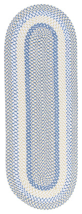 Colonial Mills Blokburst BK59 Blueberry Pie Kids/Teen Area Rug, Oval 2'x4'