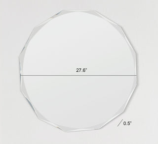 Frameless Diamond Wall Mirror